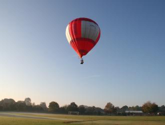 Oct 11- Balloon launched from the Sports Field