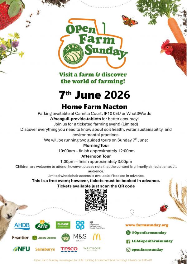 Open Farm Sunday 7th June 2026