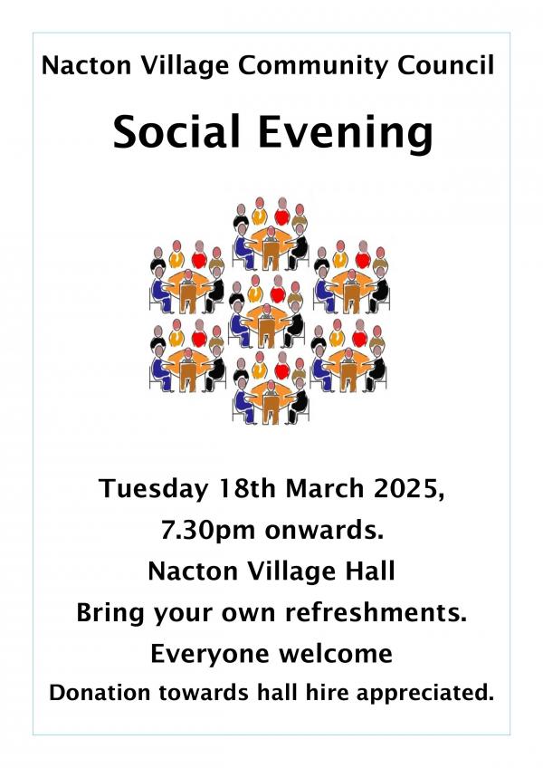 Social Evening March 25