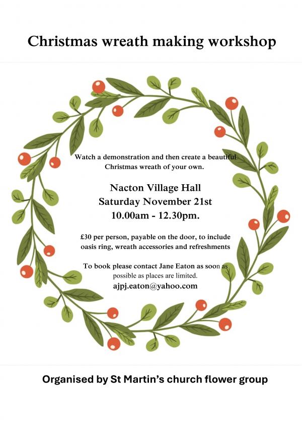 Wreath making workshop