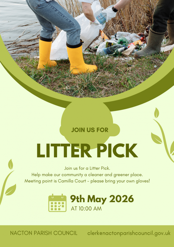Litter Pick flyer 9 May 2026